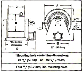 Motor & Manual Driven Hose Reel Series 9000